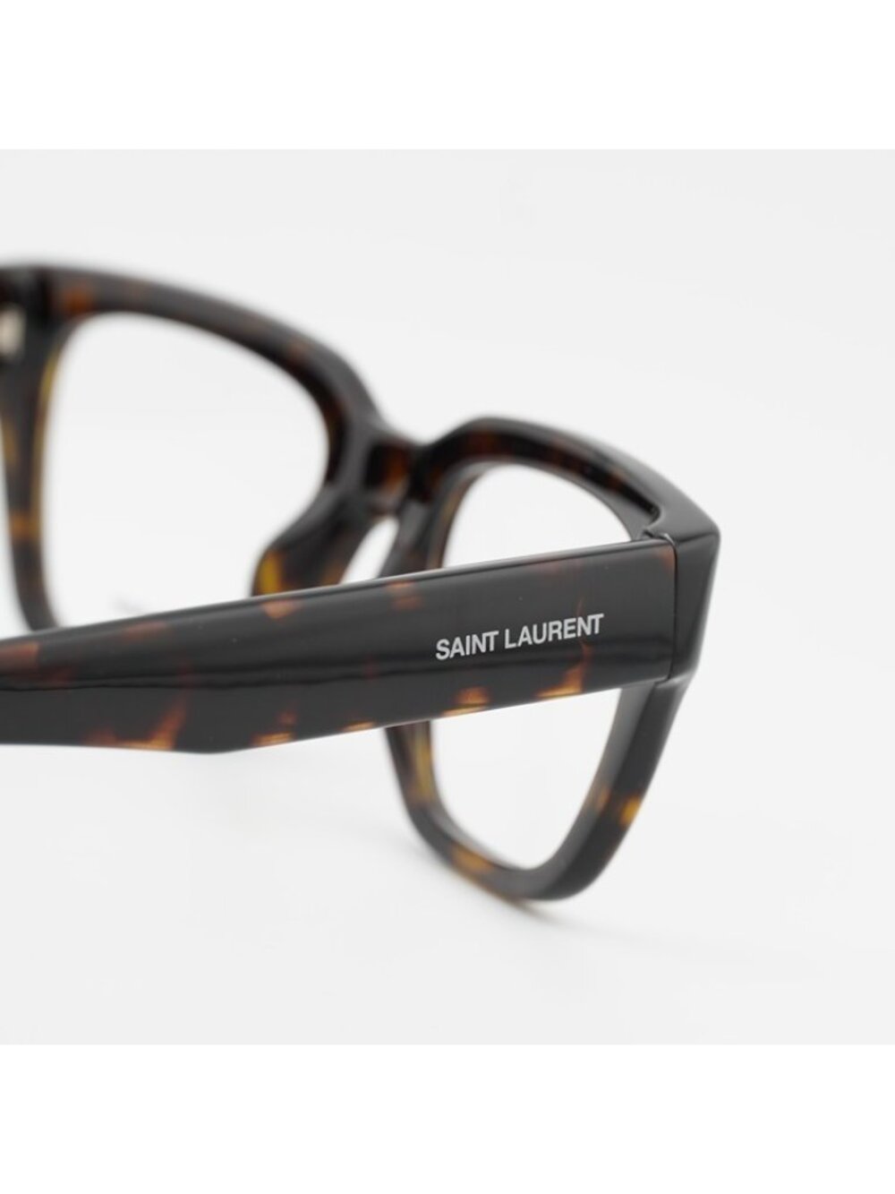 Saint Laurent SL804 002 Eyeglasses Havana 51mm Square Frame - Picture 6 of 12